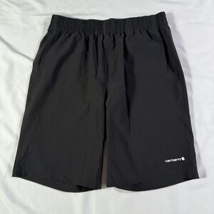 Carhartt Kids Black Elastic Waist Shorts Model BS8321B Size XL TG XG 18-20